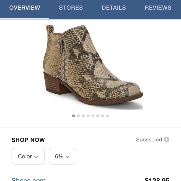 Never worn Lucky Brand Chinchilla Slither booties. - Picture 4 of 6